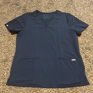 Figs Dark Harbor Casma Top Medium